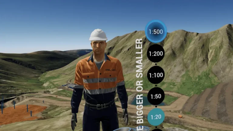 Mining Virtual Reality - Scale Mode