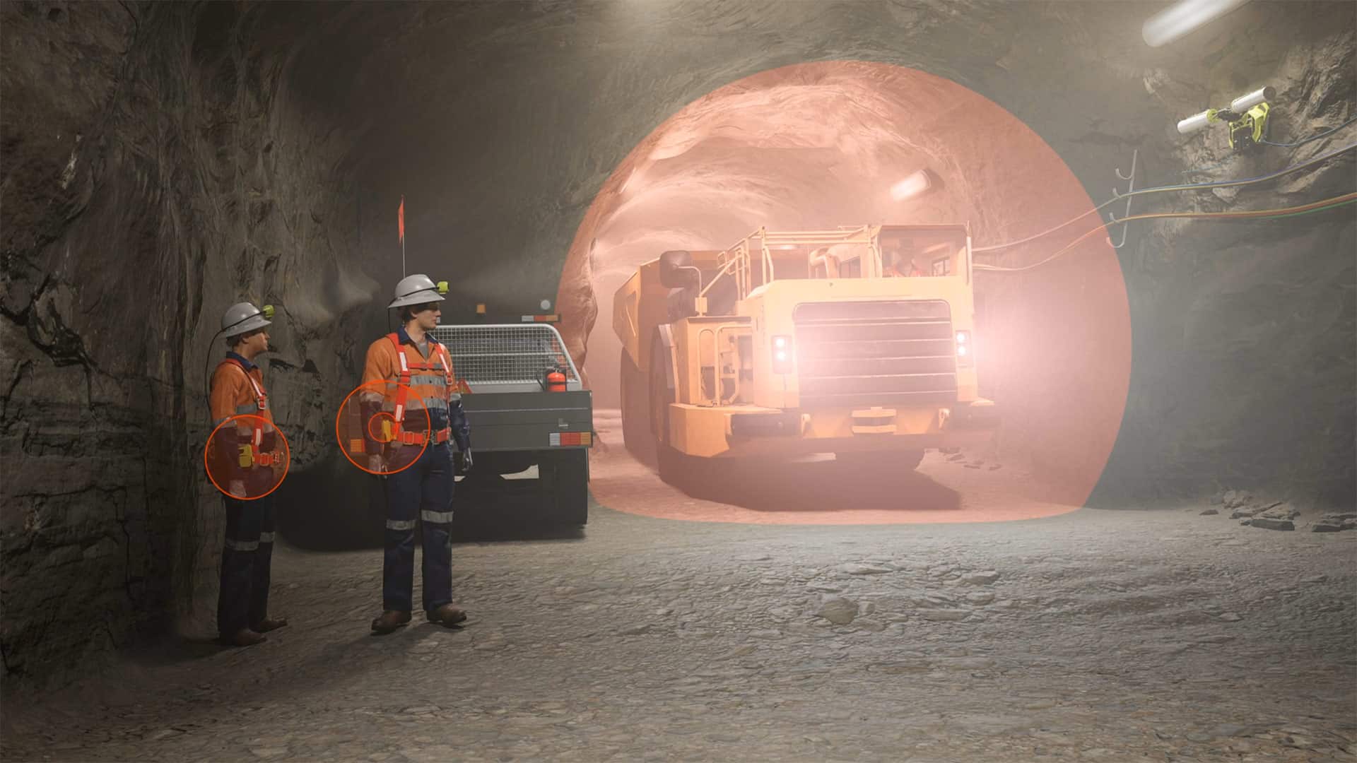 industrial 3d animation underground mining