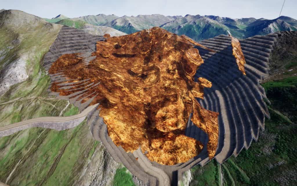 Visualization of a Mining Orebody with 3D Animation