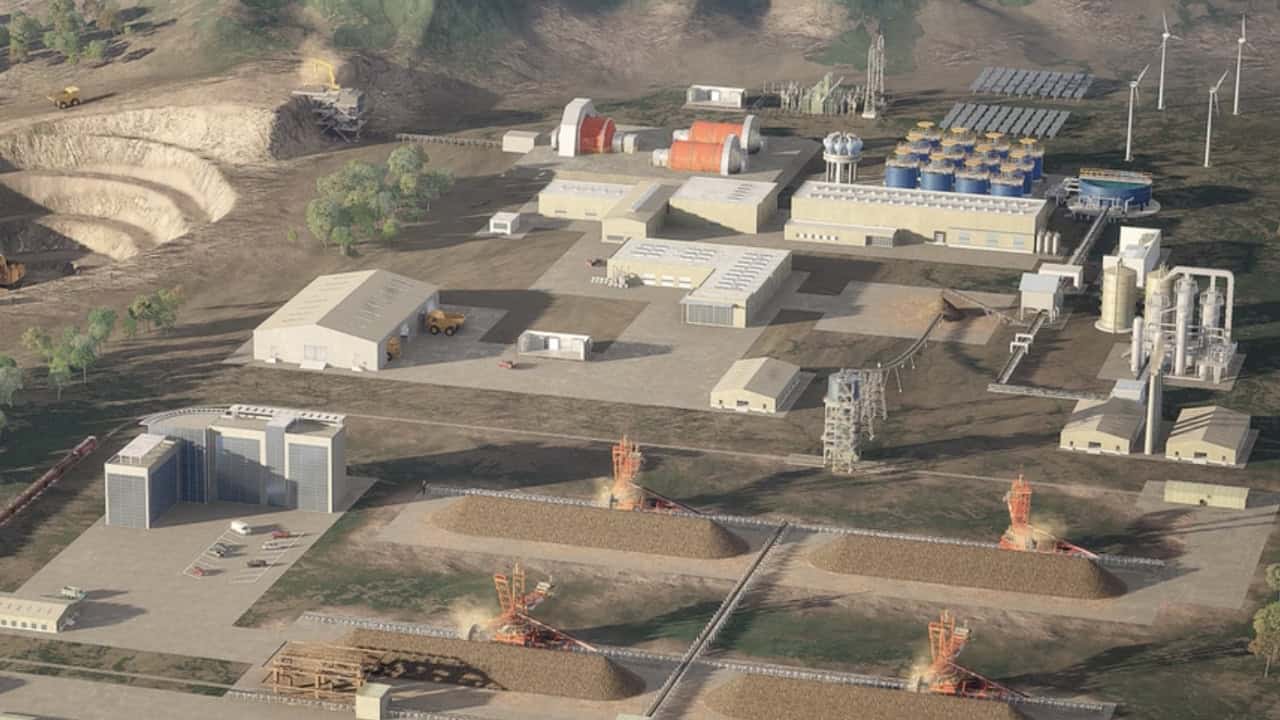 A 3D image of the Connected Mine Solutions Interactive.