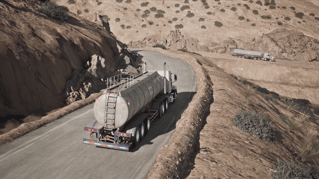 3D animation for infrastructure and road design.