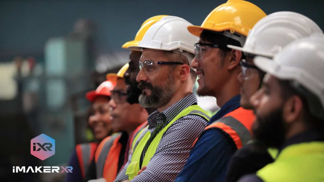 A group of mining engineers ready to work underground