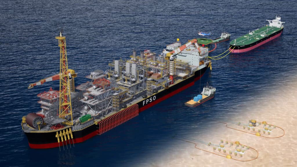FPSO - Floating Production Storage and Offloading - 3D Animation