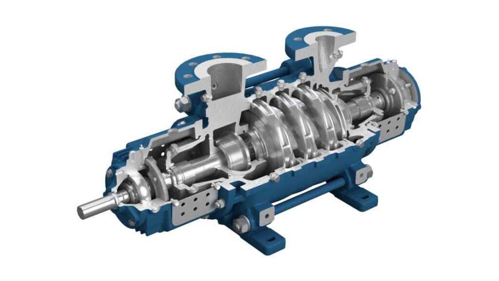 Industrial 3D Animation - Pump Cutaway 2