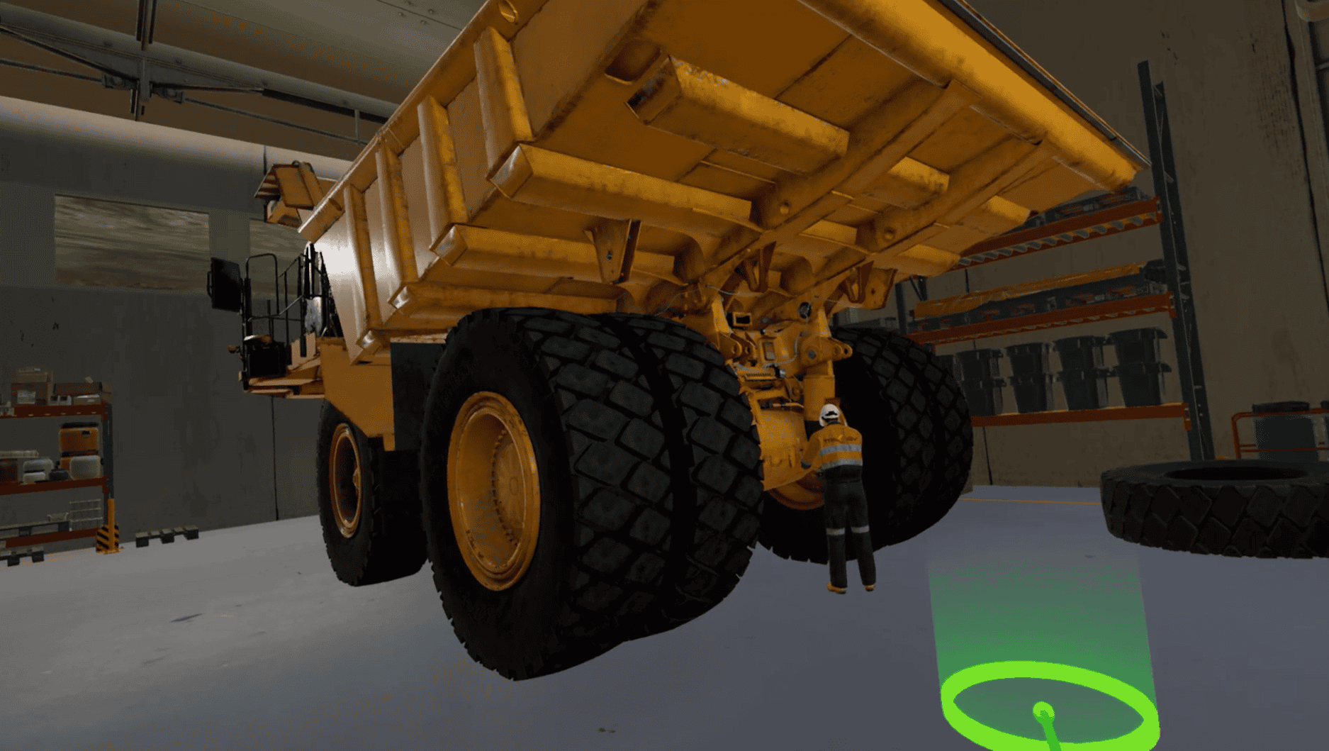 Industrial Virtual Reality Truck Maintenance