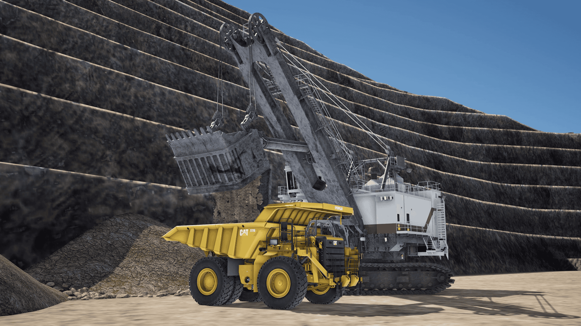 Industrial Virtual Reality Open Pit Mining