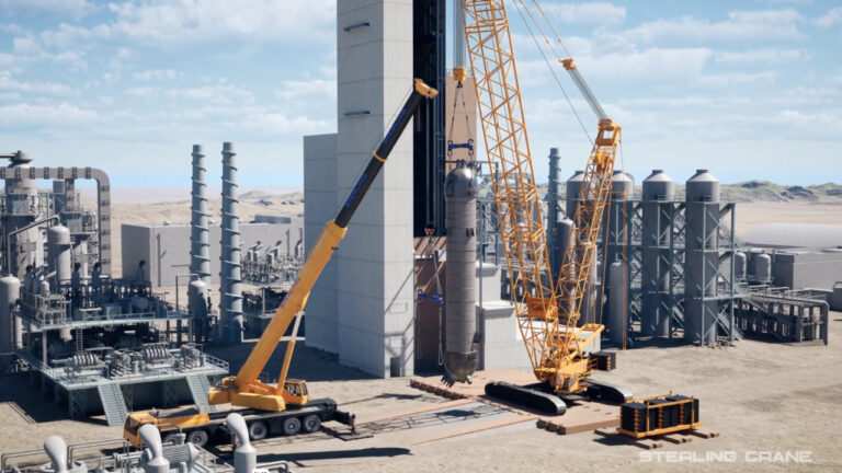 Sterling Crane – Replacing a Heavy Oil & Gas Reactor