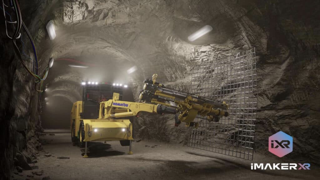 Komatsu Bolter Truck in Underground Mining