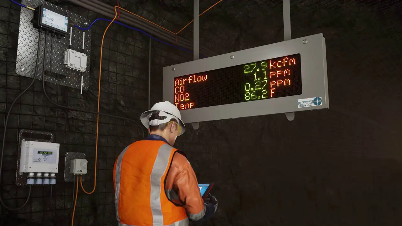 Health and Safety Training Underground 3D Animation