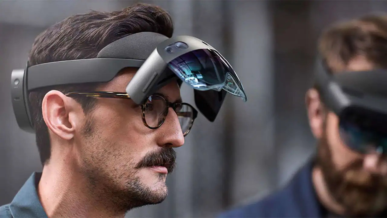 Industrial Mixed Reality Worker in Action