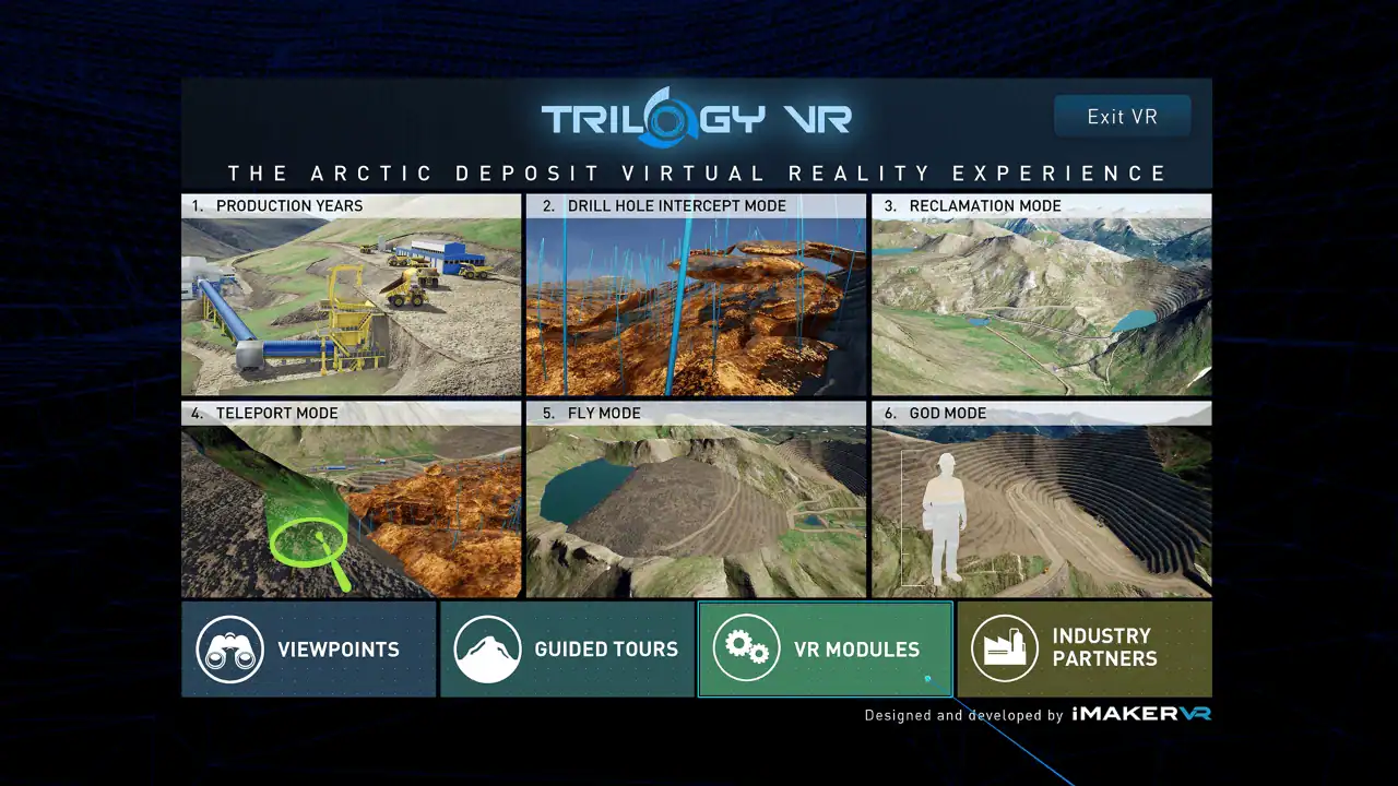 Industrial Virtual Reality Dashboard