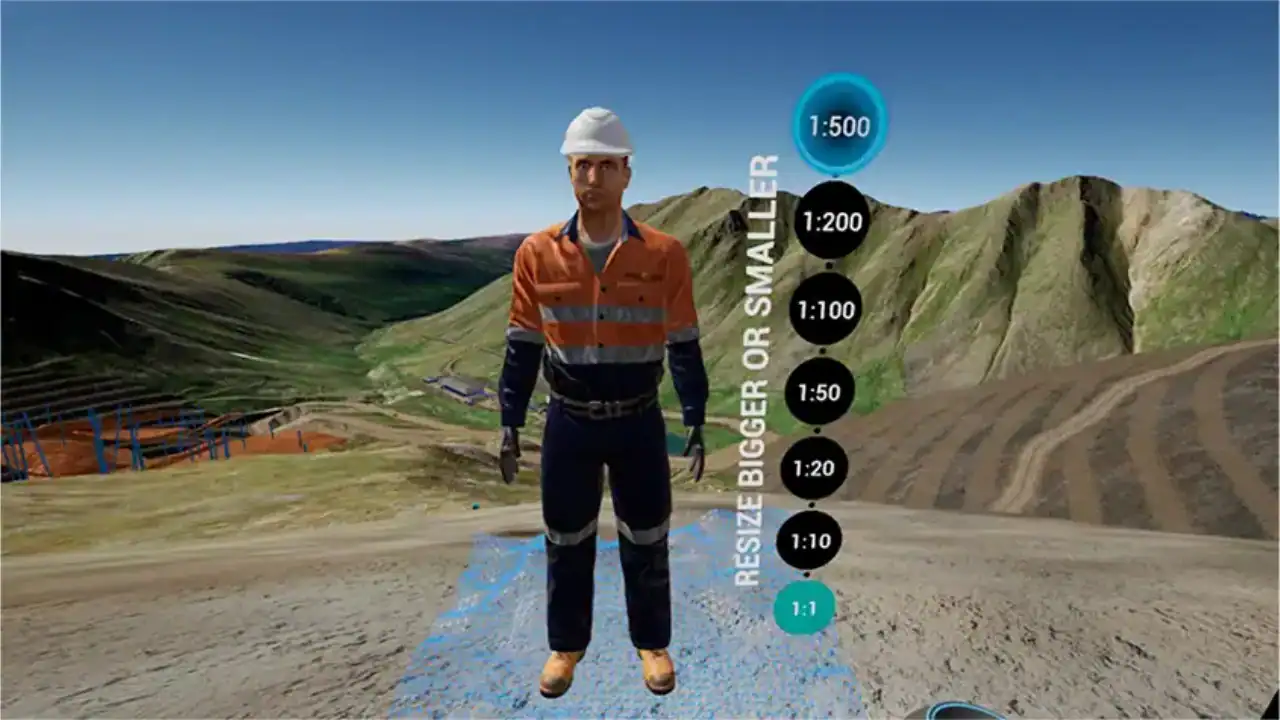 Industrial Virtual Reality Scale Mode