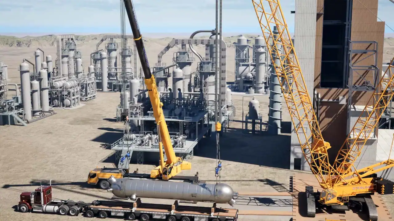 iMakerXR Heavy Crane Industrial 3D Animation